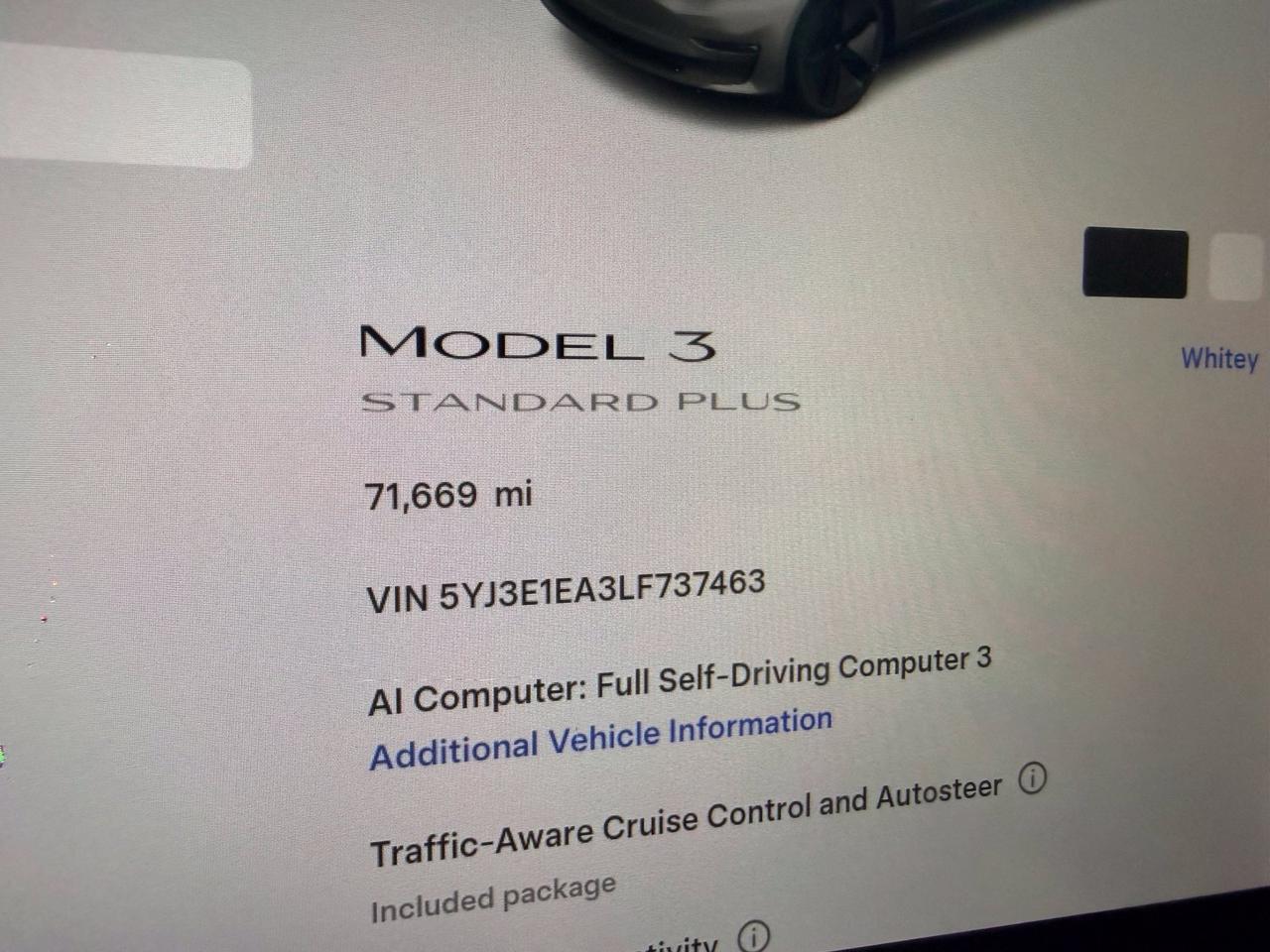 2020 Tesla Model 3 Standard Range Plus Annapolis MD