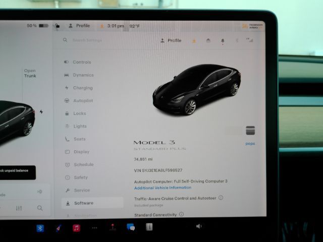 2020 Tesla Model 3 Standard Range Rear-Wheel Drive Plano TX
