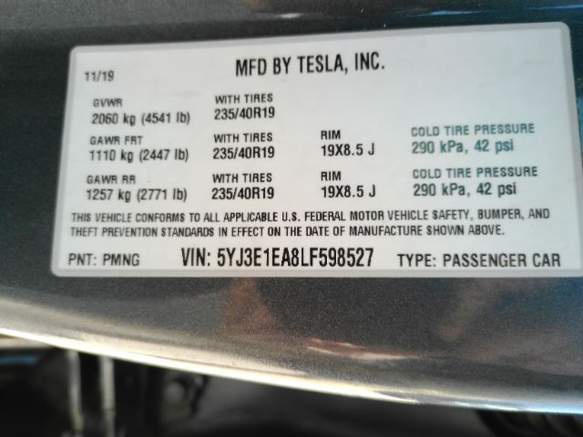 2020 Tesla Model 3 Standard Range Rear-Wheel Drive Plano TX