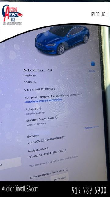 2020 Tesla Model S Long Range Plus Raleigh NC