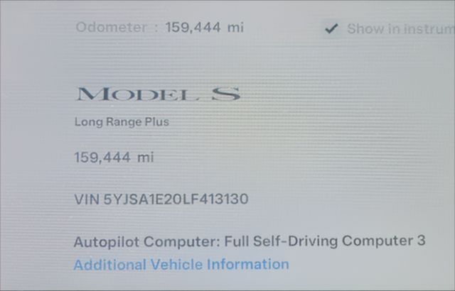 2020 Tesla Model S Model S Long Range Plus Gaston SC