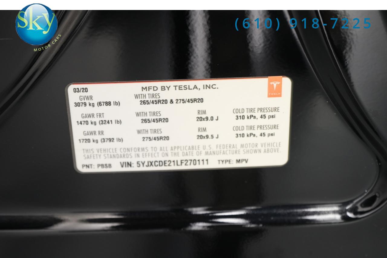 2020 Tesla Model X AWD Long Range Plus FULL SELF-DRIVING West Chester PA
