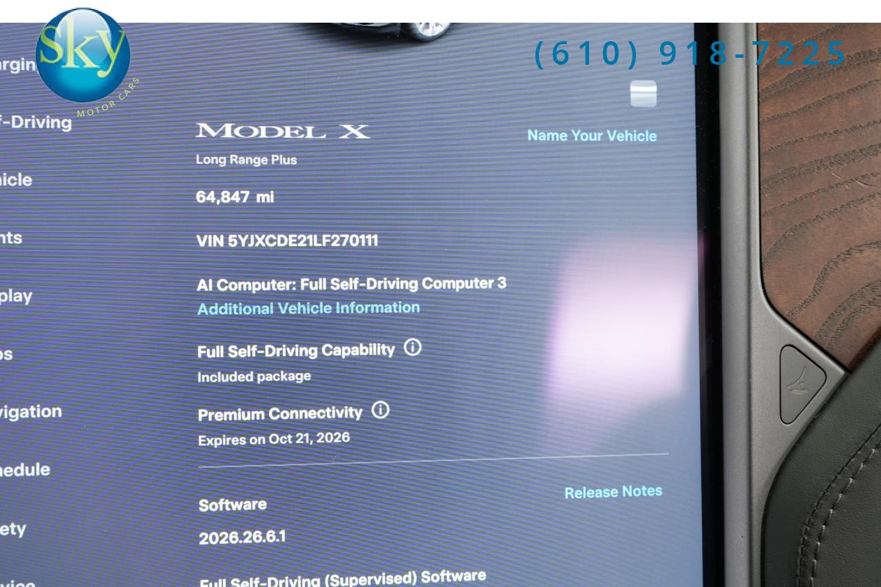 2020 Tesla Model X AWD Long Range Plus FULL SELF-DRIVING West Chester PA