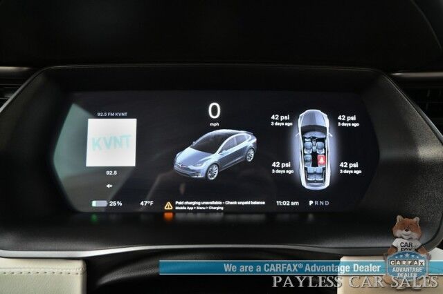 2020 Tesla Model X Long Range Plus / AWD / Front & Rear Heated Leather Seats / Heated Steering Wheel / NAV / Lane Departure & Blind Spot Alert / Autopilot / 3rd Row / Rear Captains Chairs / Seats 6 / 371 Mile Range / Tow Pkg / 1-Owner Anchorage AK 2020 Tesla Model X Long Range Plus / AWD / Front & Rear Heated Leather Seats / Heated Steering Wheel / NAV / Lane Departure & Blind Spot Alert / Autopilot / 3rd Row / Rear Captains Chairs / Seats 6 / 371 Mile Range / Tow Pkg / 1-Owner Anchorage AK