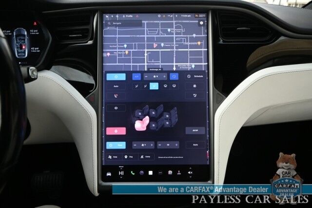 2020 Tesla Model X Long Range Plus / AWD / Front & Rear Heated Leather Seats / Heated Steering Wheel / NAV / Lane Departure & Blind Spot Alert / Autopilot / 3rd Row / Rear Captains Chairs / Seats 6 / 371 Mile Range / Tow Pkg / 1-Owner Anchorage AK 2020 Tesla Model X Long Range Plus / AWD / Front & Rear Heated Leather Seats / Heated Steering Wheel / NAV / Lane Departure & Blind Spot Alert / Autopilot / 3rd Row / Rear Captains Chairs / Seats 6 / 371 Mile Range / Tow Pkg / 1-Owner Anchorage AK