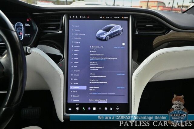 2020 Tesla Model X Long Range Plus / AWD / Front & Rear Heated Leather Seats / Heated Steering Wheel / NAV / Lane Departure & Blind Spot Alert / Autopilot / 3rd Row / Rear Captains Chairs / Seats 6 / 371 Mile Range / Tow Pkg / 1-Owner Anchorage AK 2020 Tesla Model X Long Range Plus / AWD / Front & Rear Heated Leather Seats / Heated Steering Wheel / NAV / Lane Departure & Blind Spot Alert / Autopilot / 3rd Row / Rear Captains Chairs / Seats 6 / 371 Mile Range / Tow Pkg / 1-Owner Anchorage AK