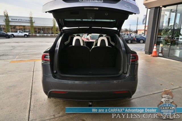 2020 Tesla Model X Long Range Plus / AWD / Front & Rear Heated Leather Seats / Heated Steering Wheel / NAV / Lane Departure & Blind Spot Alert / Autopilot / 3rd Row / Rear Captains Chairs / Seats 6 / 371 Mile Range / Tow Pkg / 1-Owner Anchorage AK 2020 Tesla Model X Long Range Plus / AWD / Front & Rear Heated Leather Seats / Heated Steering Wheel / NAV / Lane Departure & Blind Spot Alert / Autopilot / 3rd Row / Rear Captains Chairs / Seats 6 / 371 Mile Range / Tow Pkg / 1-Owner Anchorage AK