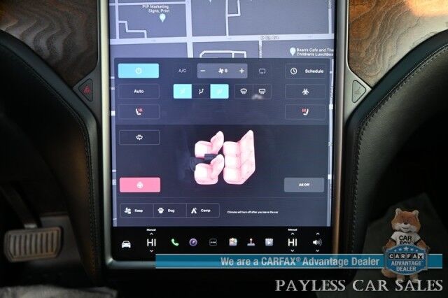 2020 Tesla Model X Long Range Plus / AWD / Power & Heated Leather Seats / Heated Steering Wheel / Navigation / Auto Pilot / Adaptive Cruise Control / Lane Departure Alert / Bluetooth / Back Up Camera / Tow Pkg / 371 Mi Range Anchorage AK