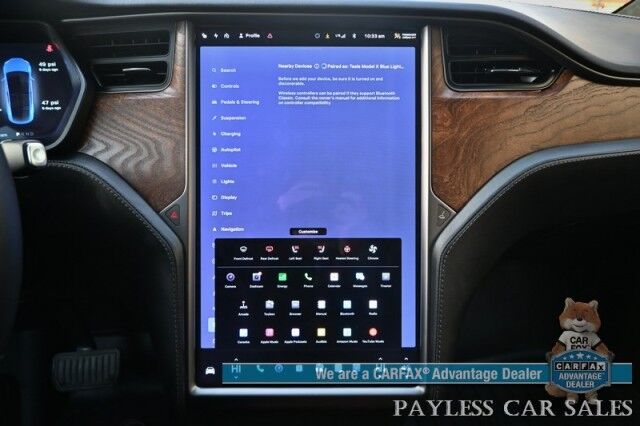 2020 Tesla Model X Long Range Plus / AWD / Power & Heated Leather Seats / Heated Steering Wheel / Navigation / Auto Pilot / Adaptive Cruise Control / Lane Departure Alert / Bluetooth / Back Up Camera / Tow Pkg / 371 Mi Range Anchorage AK