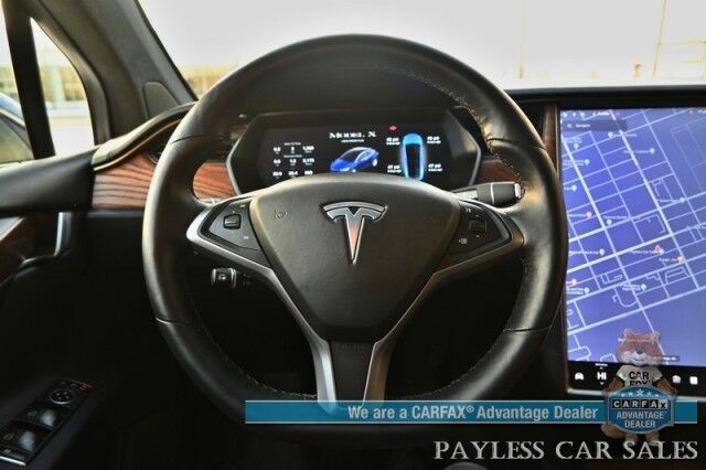 2020 Tesla Model X Long Range Plus / AWD / Power & Heated Leather Seats / Heated Steering Wheel / Navigation / Auto Pilot / Adaptive Cruise Control / Lane Departure Alert / Bluetooth / Back Up Camera / Tow Pkg / 371 Mi Range Anchorage AK