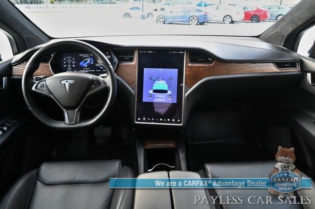2020 Tesla Model X Long Range Plus / AWD / Power & Heated Leather Seats / Heated Steering Wheel / Navigation / Auto Pilot / Adaptive Cruise Control / Lane Departure Alert / Bluetooth / Back Up Camera / Tow Pkg / 371 Mi Range Anchorage AK