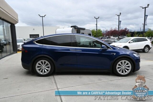2020 Tesla Model X Long Range Plus / AWD / Power & Heated Leather Seats / Heated Steering Wheel / Navigation / Auto Pilot / Adaptive Cruise Control / Lane Departure Alert / Bluetooth / Back Up Camera / Tow Pkg / 371 Mi Range Anchorage AK
