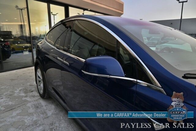 2020 Tesla Model X Long Range Plus / AWD / Power & Heated Leather Seats / Heated Steering Wheel / Navigation / Auto Pilot / Adaptive Cruise Control / Lane Departure Alert / Bluetooth / Back Up Camera / Tow Pkg / 371 Mi Range Anchorage AK
