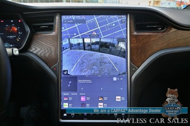 2020 Tesla Model X Long Range Plus / AWD / Power & Heated Leather Seats / Heated Steering Wheel / Navigation / Auto Pilot / Adaptive Cruise Control / Lane Departure Alert / Bluetooth / Back Up Camera / Tow Pkg / 371 Mi Range Anchorage AK