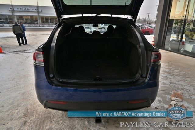 2020 Tesla Model X Long Range Plus / AWD / Power & Heated Leather Seats / Heated Steering Wheel / Navigation / Auto Pilot / Adaptive Cruise Control / Lane Departure Alert / Bluetooth / Back Up Camera / Tow Pkg / 371 Mi Range Anchorage AK