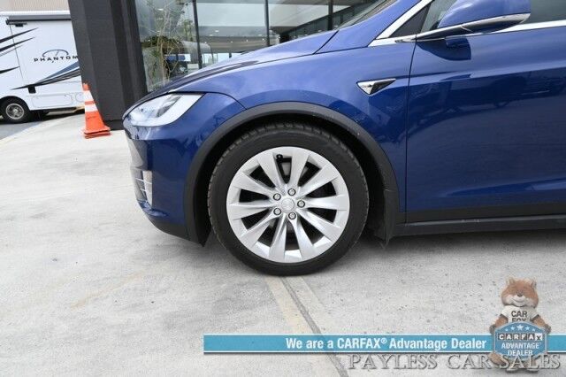 2020 Tesla Model X Long Range Plus / AWD / Power & Heated Leather Seats / Heated Steering Wheel / Navigation / Auto Pilot / Adaptive Cruise Control / Lane Departure Alert / Bluetooth / Back Up Camera / Tow Pkg / 371 Mi Range Anchorage AK