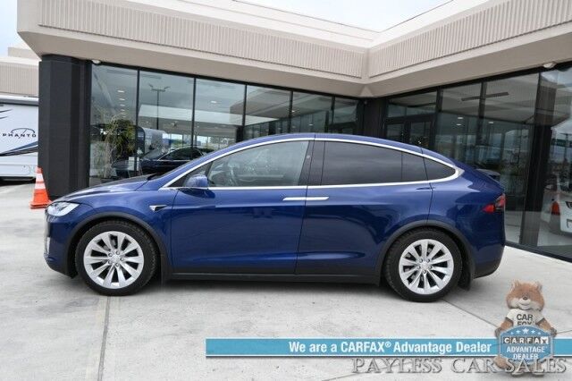 2020 Tesla Model X Long Range Plus / AWD / Power & Heated Leather Seats / Heated Steering Wheel / Navigation / Auto Pilot / Adaptive Cruise Control / Lane Departure Alert / Bluetooth / Back Up Camera / Tow Pkg / 371 Mi Range Anchorage AK