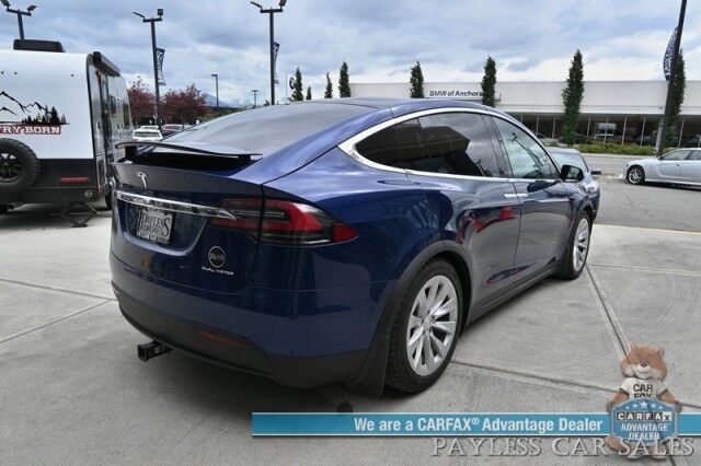 2020 Tesla Model X Long Range Plus / AWD / Power & Heated Leather Seats / Heated Steering Wheel / Navigation / Auto Pilot / Adaptive Cruise Control / Lane Departure Alert / Bluetooth / Back Up Camera / Tow Pkg / 371 Mi Range Anchorage AK