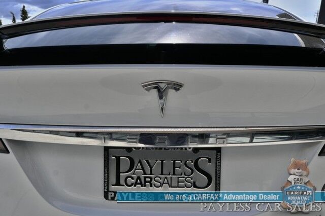 2020 Tesla Model X Long Range Plus / AWD / Power & Heated Leather Seats / Heated Steering Wheel / Navigation / Auto Pilot / Adaptive Cruise / Lane Departure / 3rd Row / Seats 7 / Bluetooth / Back Up Camera / 371 Mi Range Anchorage AK