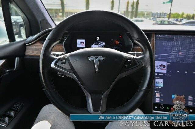 2020 Tesla Model X Long Range Plus / AWD / Power & Heated Leather Seats / Heated Steering Wheel / Navigation / Auto Pilot / Adaptive Cruise / Lane Departure / 3rd Row / Seats 7 / Bluetooth / Back Up Camera / 371 Mi Range Anchorage AK