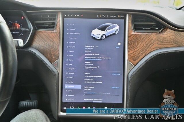 2020 Tesla Model X Long Range Plus / AWD / Power & Heated Leather Seats / Heated Steering Wheel / Navigation / Auto Pilot / Adaptive Cruise / Lane Departure / 3rd Row / Seats 7 / Bluetooth / Back Up Camera / 371 Mi Range Anchorage AK
