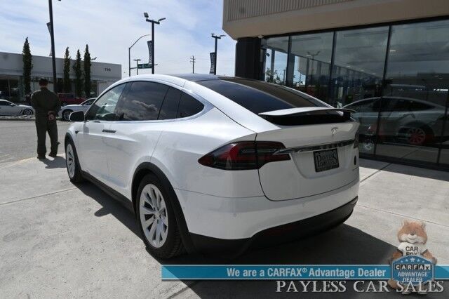 2020 Tesla Model X Long Range Plus / AWD / Power & Heated Leather Seats / Heated Steering Wheel / Navigation / Auto Pilot / Adaptive Cruise / Lane Departure / 3rd Row / Seats 7 / Bluetooth / Back Up Camera / 371 Mi Range Anchorage AK