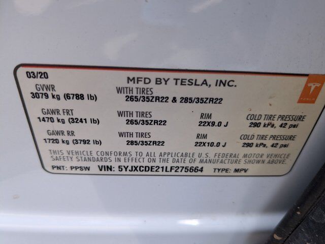 2020 Tesla Model X Long Range Roseville CA