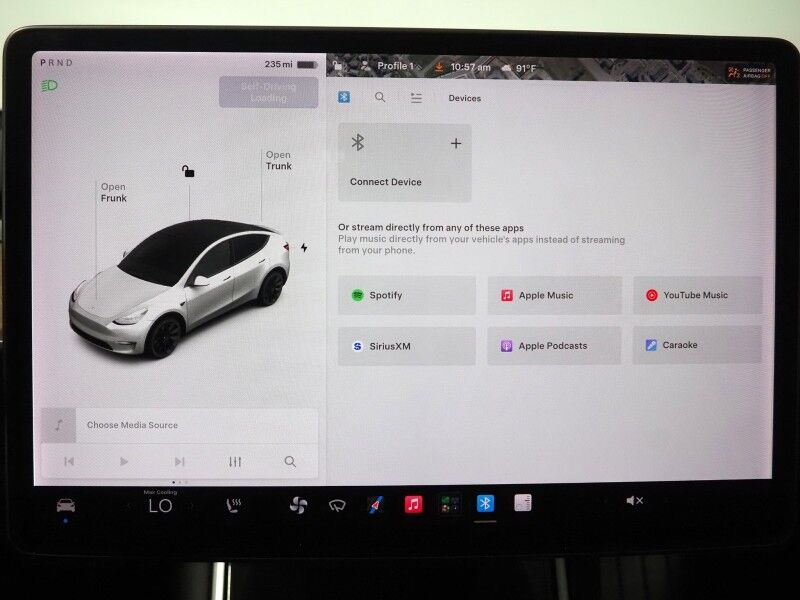 2020 Tesla Model Y Long Range AWD *FULL SELF-DRIVING ENABLED, TRAFFIC AWARE CRUISE CONTROL, NAVIGATION, SURROUND VIEW CAMERAS, PANORAMA GLASS ROOF, HEATED SEATS, BLUETOOTH PHONE & AUDIO Round Rock TX