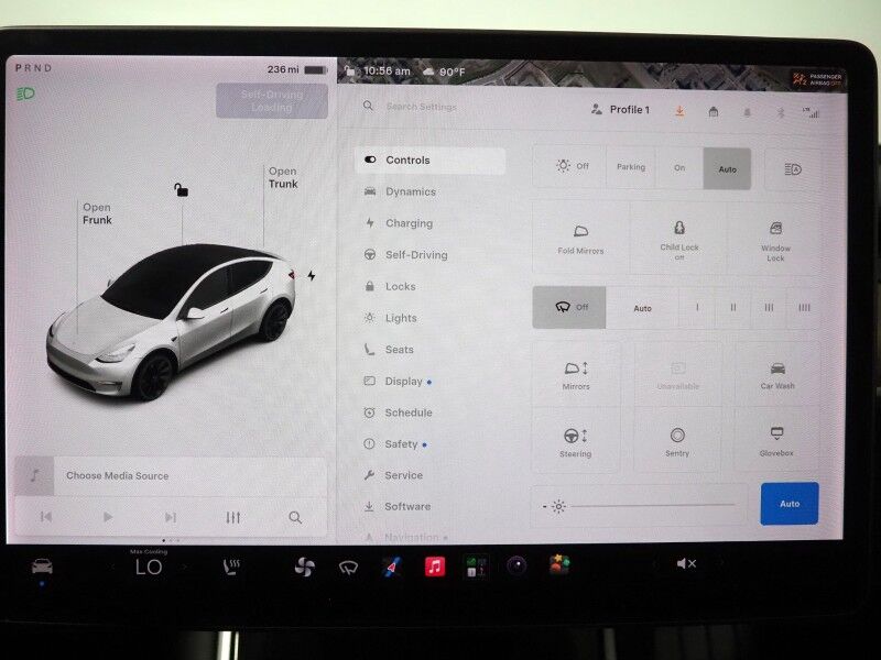 2020 Tesla Model Y Long Range AWD *FULL SELF-DRIVING ENABLED, TRAFFIC AWARE CRUISE CONTROL, NAVIGATION, SURROUND VIEW CAMERAS, PANORAMA GLASS ROOF, HEATED SEATS, BLUETOOTH PHONE & AUDIO Round Rock TX