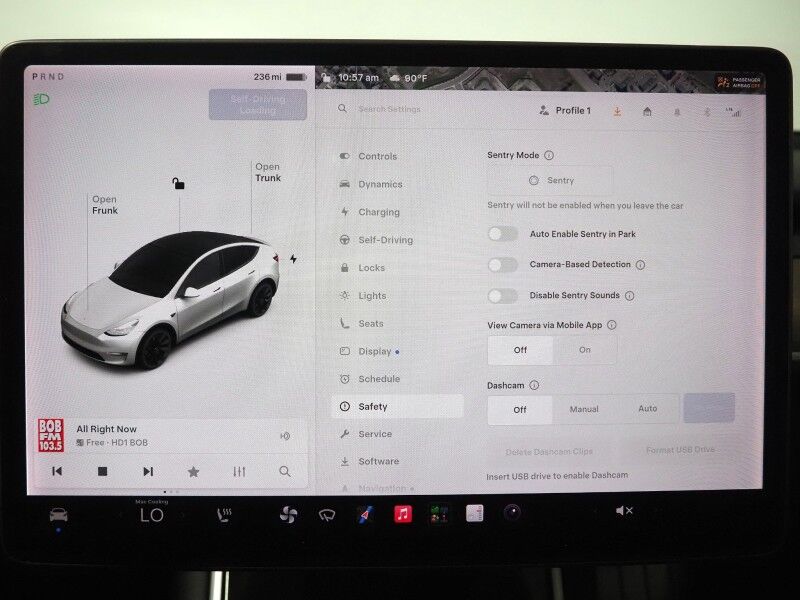 2020 Tesla Model Y Long Range AWD *FULL SELF-DRIVING ENABLED, TRAFFIC AWARE CRUISE CONTROL, NAVIGATION, SURROUND VIEW CAMERAS, PANORAMA GLASS ROOF, HEATED SEATS, BLUETOOTH PHONE & AUDIO Round Rock TX