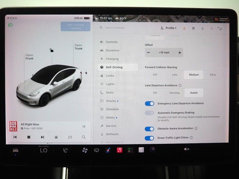 2020 Tesla Model Y Long Range AWD *FULL SELF-DRIVING ENABLED, TRAFFIC AWARE CRUISE CONTROL, NAVIGATION, SURROUND VIEW CAMERAS, PANORAMA GLASS ROOF, HEATED SEATS, BLUETOOTH PHONE & AUDIO Round Rock TX