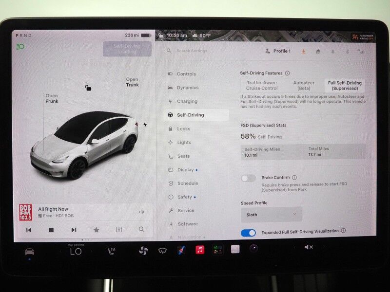 2020 Tesla Model Y Long Range AWD *FULL SELF-DRIVING ENABLED, TRAFFIC AWARE CRUISE CONTROL, NAVIGATION, SURROUND VIEW CAMERAS, PANORAMA GLASS ROOF, HEATED SEATS, BLUETOOTH PHONE & AUDIO Round Rock TX