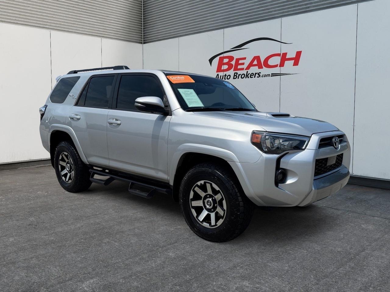 2020 Toyota 4RUNNER TRD Off Road Premium, 4X4, CLEAN CARFAX 1-OWNER VEHICLE, HEATED SEATS, KEYLESS START AND ENTRY, TOWING PACKAGE, NAVIGATION, WIFI, BLUETOOTH, RUNNING BOARDS, SUNROOF, THE DEAL YOU&apos;VE BEEN WAITING FOR IS RIGHT HERE!!! Norfolk VA