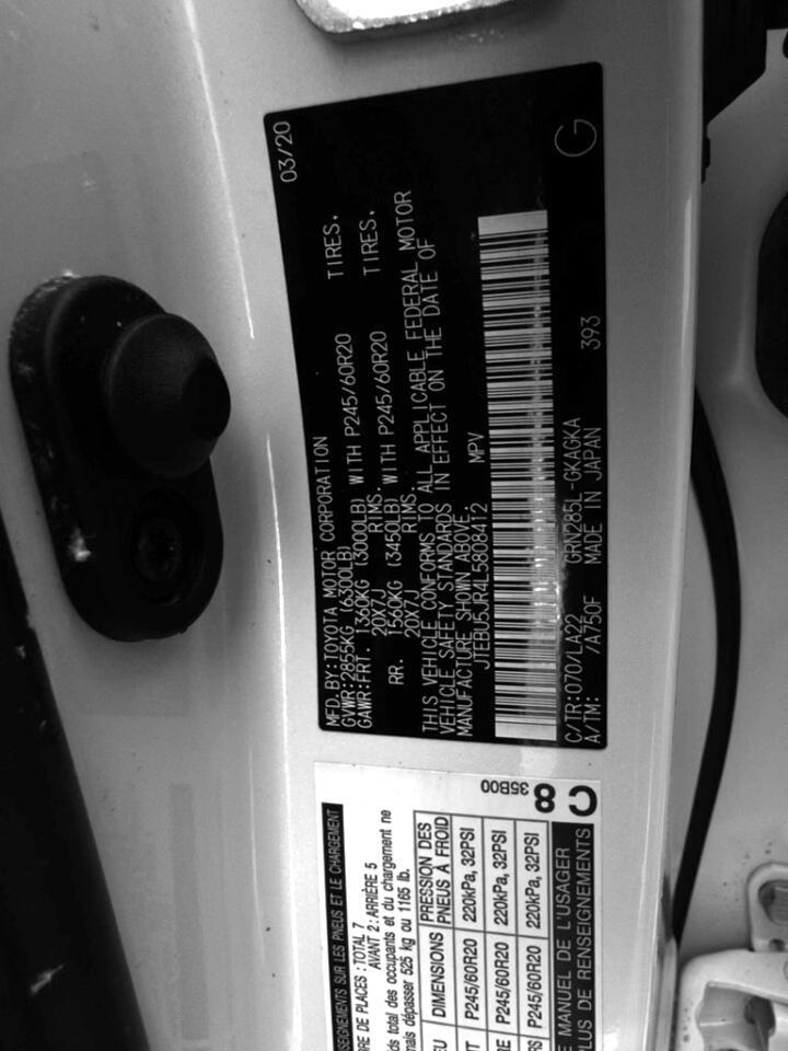 2020 Toyota 4Runner Limited 4WD (Natl) Jacksonville FL