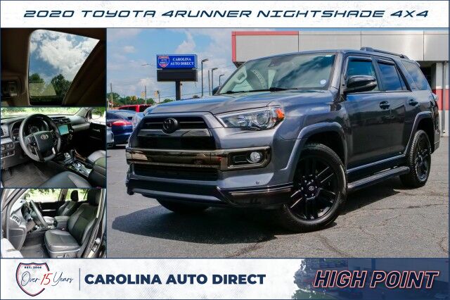 2020 Toyota 4Runner Nightshade 4X4 / JBL Audio / Cooled Seats / Sunroof! High Point NC