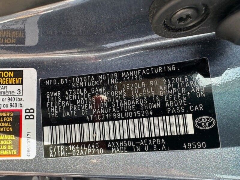 2020 Toyota AVALON HYBRID LIMITED LOW MILES RUNS GREAT FREE SHIPPING IN FLORIDA Sarasota FL