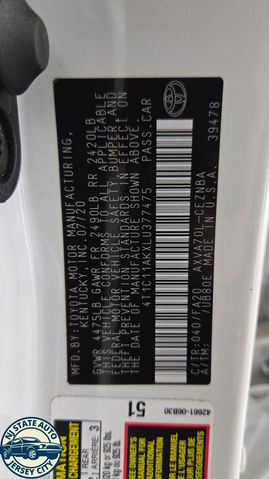 2020 Toyota Camry LE Jersey City NJ