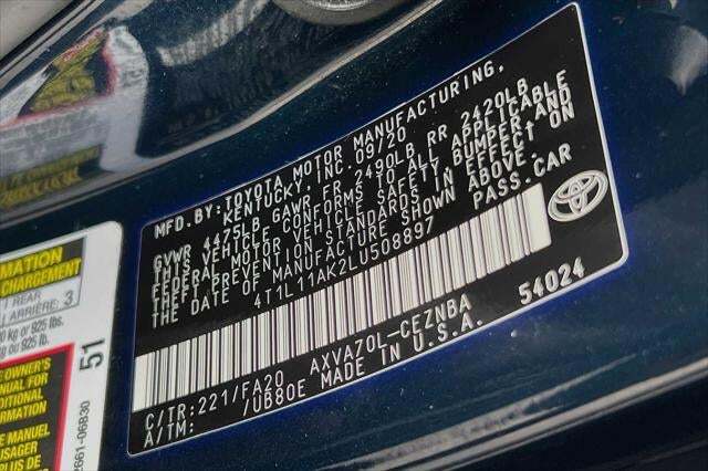 2020 Toyota Camry LE Roseville CA