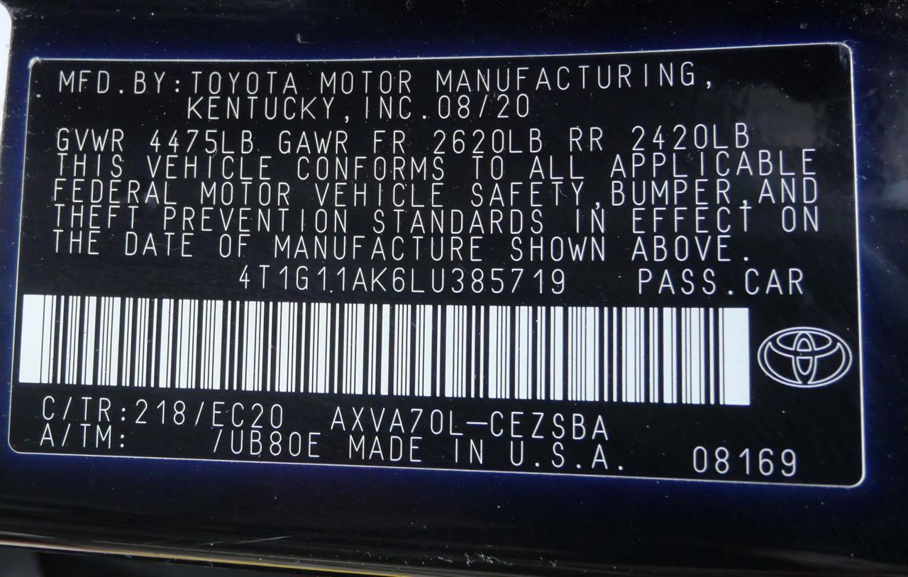 2020 Toyota Camry SE Nightshade San Juan TX