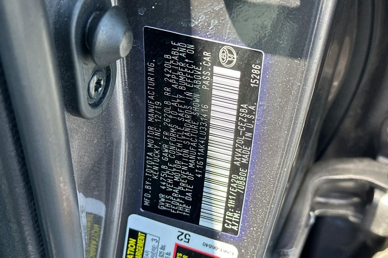 2020 Toyota Camry SE Roseville CA