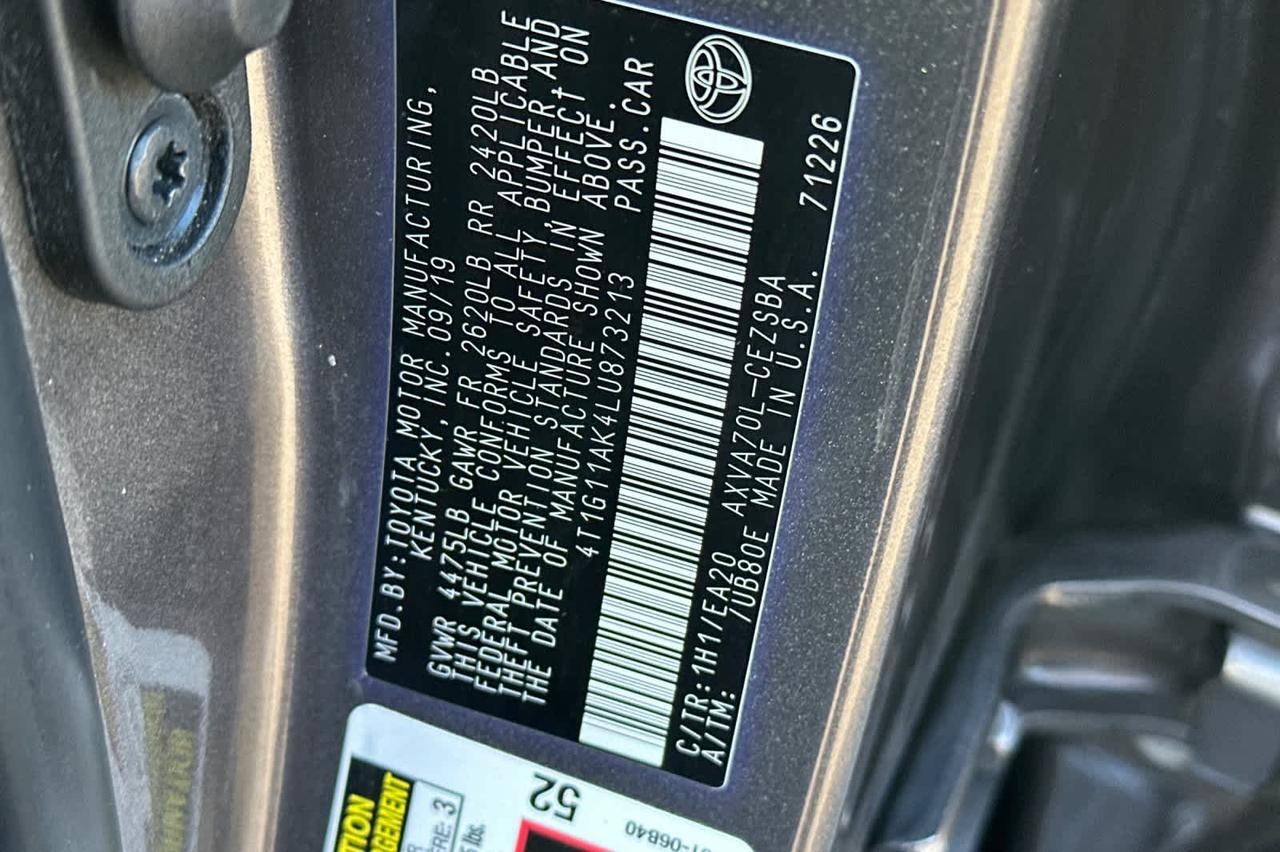 2020 Toyota Camry SE Roseville CA