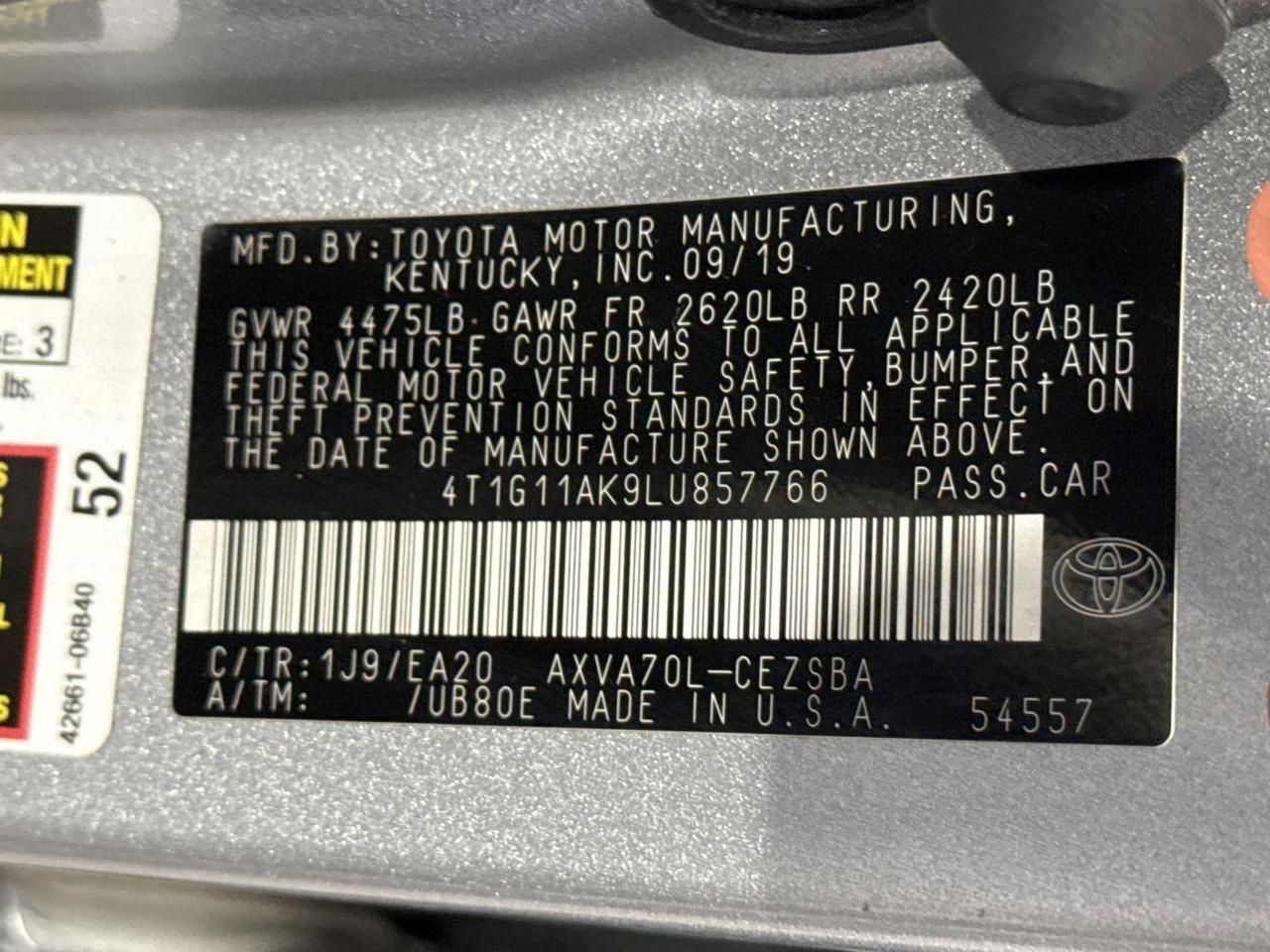 2020 Toyota Camry SE San Antonio TX