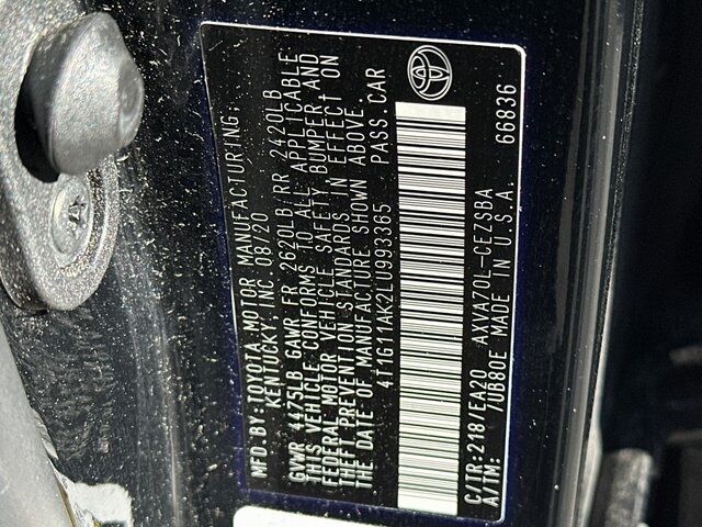 2020 Toyota Camry SE Springfield VA