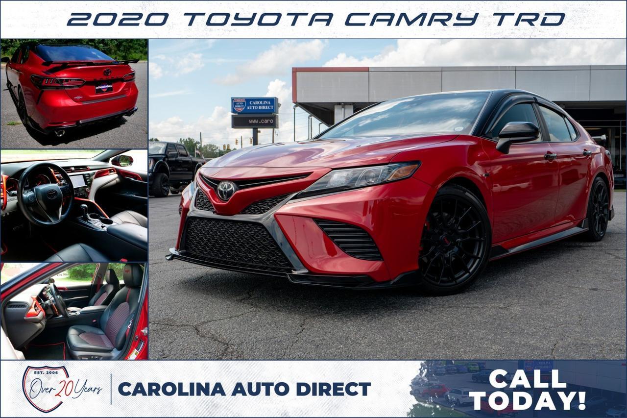 2020 Toyota Camry TRD / Black Metallic Roof / Spoiler / 3.5L V6!