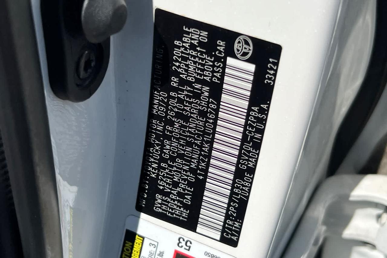 2020 Toyota Camry XSE V6 Roseville CA