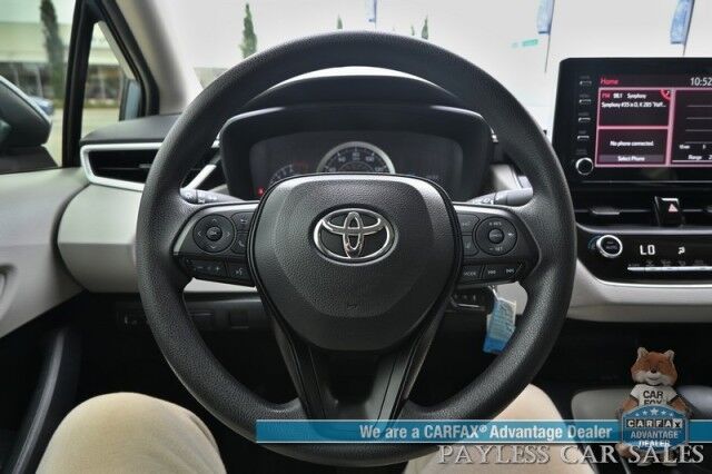 2020 Toyota Corolla LE / Automatic / Power Mirrors, Windows & Locks / Adaptive Cruise Control / Lane Departure & Forward Collision Alert / Apple CarPlay & Android Auto / Back Up Camera / Keyless Entry & Start / 38 MPG Anchorage AK