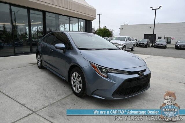 2020 Toyota Corolla LE / Automatic / Power Mirrors, Windows & Locks / Adaptive Cruise Control / Lane Departure & Forward Collision Alert / Apple CarPlay & Android Auto / Back Up Camera / Keyless Entry & Start / 38 MPG Anchorage AK