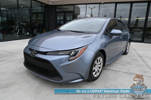 2020 Toyota Corolla LE / Automatic / Power Mirrors, Windows & Locks / Adaptive Cruise Control / Lane Departure & Forward Collision Alert / Apple CarPlay & Android Auto / Back Up Camera / Keyless Entry & Start / 38 MPG Anchorage AK