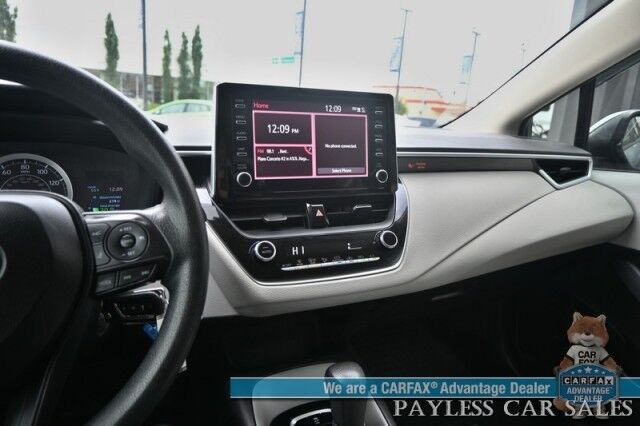 2020 Toyota Corolla LE / Automatic / Power Mirrors, Windows & Locks / Lane Departure & Forward Collision Alert / Adaptive Cruise Control / Apple CarPlay & Android Auto / Back Up Camera / Keyless Entry / 38 MPG Anchorage AK