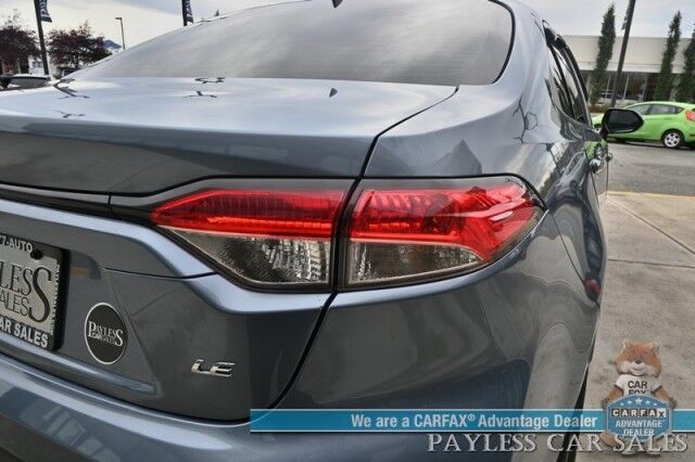 2020 Toyota Corolla LE / Automatic / Power Mirrors, Windows & Locks / Lane Departure & Forward Collision Alert / Adaptive Cruise Control / Apple CarPlay & Android Auto / Back Up Camera / Keyless Entry / 38 MPG Anchorage AK